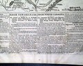 Huge Civil War map of North Carolina... - Image 7