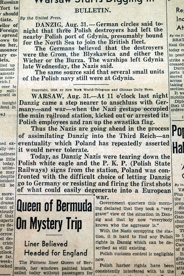 Eve of World War II... Poland on edge...