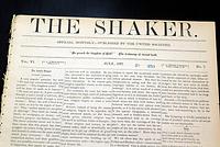 By the Shaker Community in 1877...