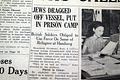 "Exodus 1947" Jewish refugees on ship... - Image 1