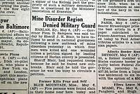 1931 Battle of Evarts... Harlan, Kentucly...