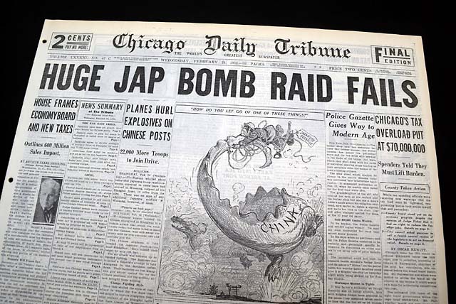 Shanghai Incident China of 1932....