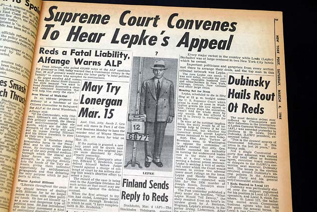 Louis "Lepke" Buchalter Execution day...