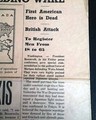 Attack on Pearl Harbor, in a military newspaper... - Image 2