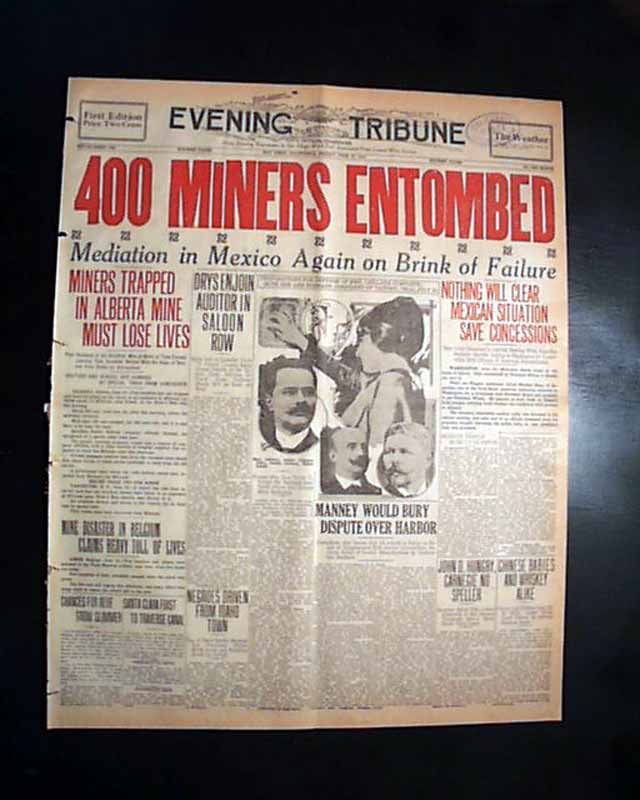 1914 Hillcrest mine disaster... Worst in Canadian history