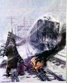 Displayable winter railroad scene... - Image 1
