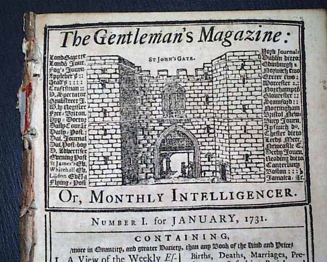 The volume one, number one issue of this famous title...