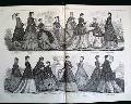 Women's fashion prints from the post-Civil War era... - Image 4