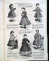 Women's fashion prints from the post-Civil War era... - Image 5