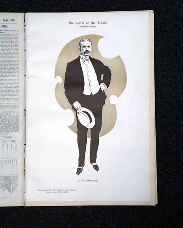 Horseracing magazine with a displayable, color insert...