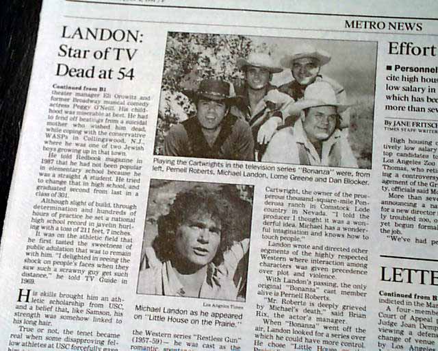 michael landon 1991