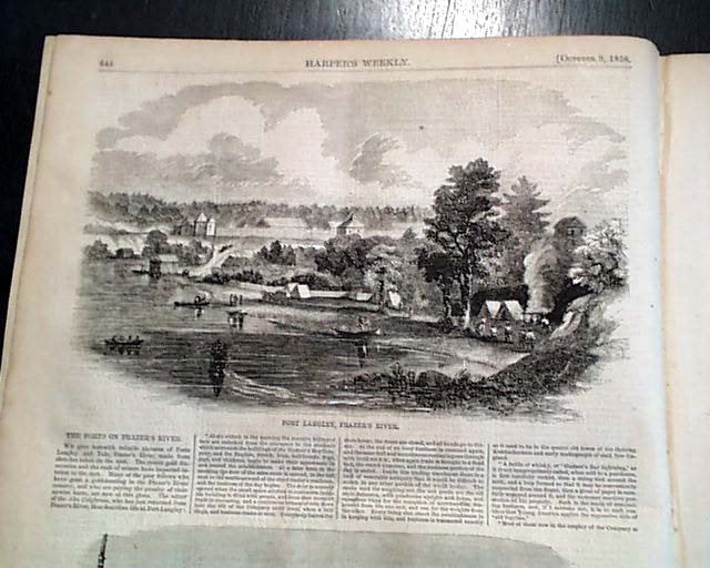Harper's Weekly 1858 Sketch Print PAUL MORPHY THE CHESS CHAMPION