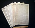 Five newspapers from 1810-1811, great condition... - Image 2