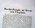 Very rare Confederate broadside: Confederates occupy Charleston (West) Virginia... - Image 1