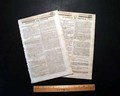Two French papers, from the year of Napoleon's defeat at Waterloo... - Image 2