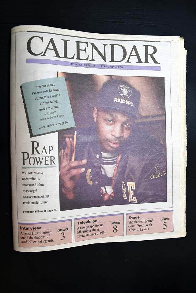 1990 "Public Enemy" & "N.W.A." gangsta rappers...