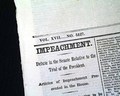 Impeachment trial of President Andrew Johnson... - Image 1