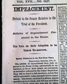 Impeachment trial of President Andrew Johnson... - Image 3