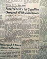1st Satellite put into space in 1958...   - Image 8