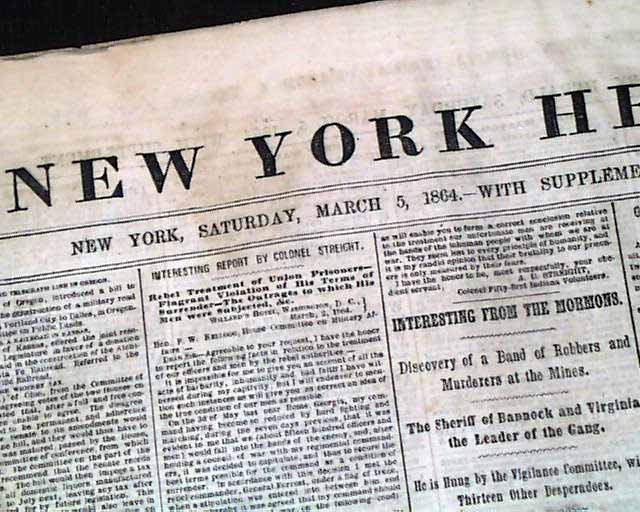 The Mormons during the Civil War...
