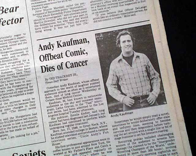 Andy Kaufman Funeral