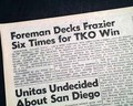 Joe Frazier vs. George Foreman... - Image 1