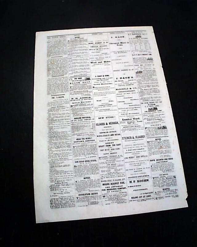 Apache Indians attack the U.S. mail...