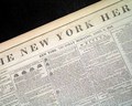 Funeral for President Harrison...   The new President... - Image 1