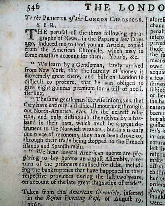 A funeral for America, killed by the Stamp Act...