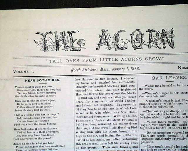 Amateur newspaper...