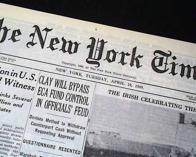 Babe Ruth monument dedicated on this day in 1949 by New York Yankees