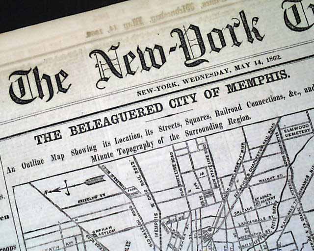 Two Civil War maps: Memphis & Norfolk...