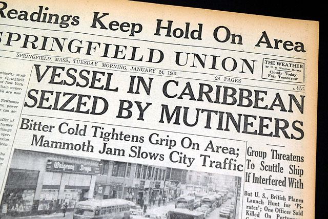 1961 hijacking of the ocean liner Santa Maria...