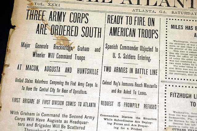 The Spanish-American War...