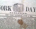 An anti-Black newspaper from the Civil War... - Image 1