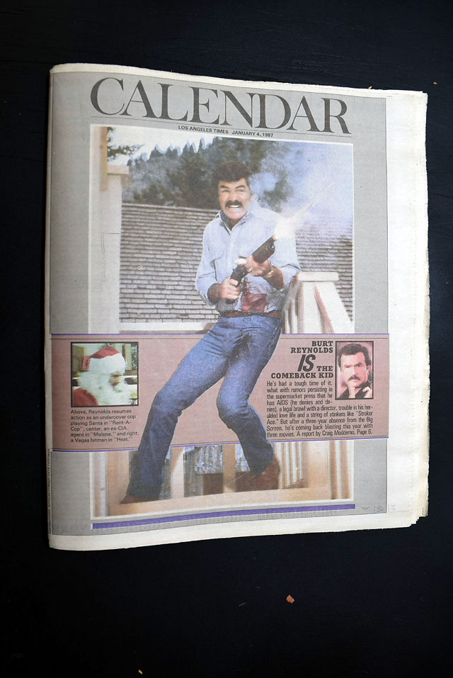 1987 actor Burt Reynolds...