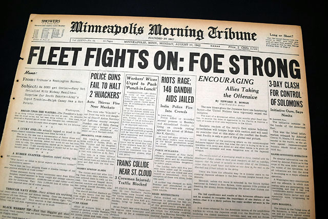 Battle of Guadalcanal Starts in 1942... WWII...