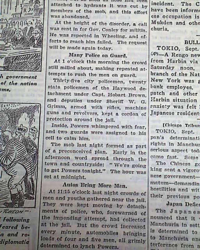 Serial Killer Harry Powers Lynching Attempt RareNewspapers