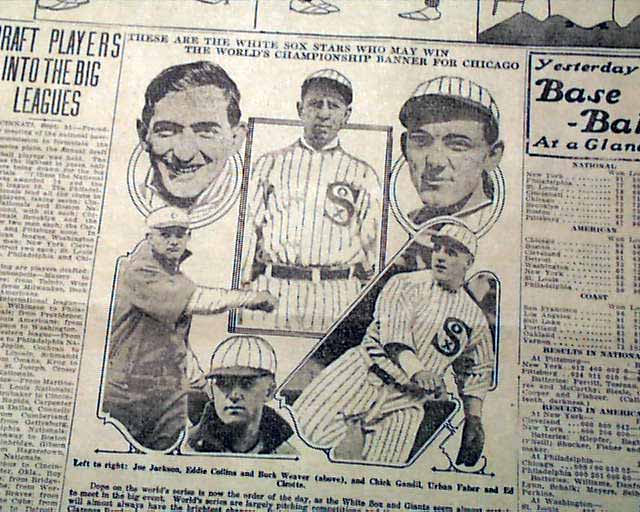 Photo of the Day: Joe Jackson at the 1917 World Series