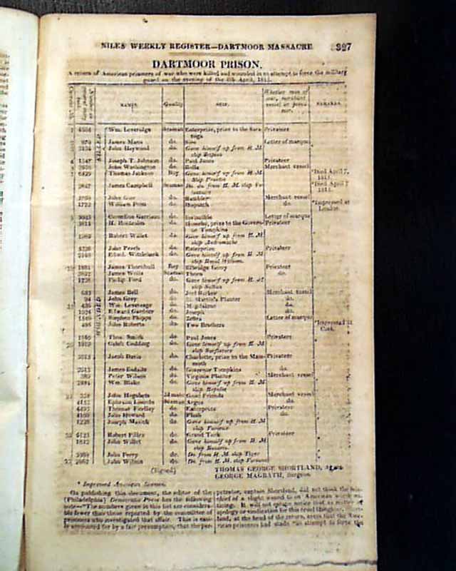 Great issue on the Dartmoor prison massacre...