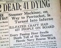 Steamer Mackinac explosion disaster... - Image 3