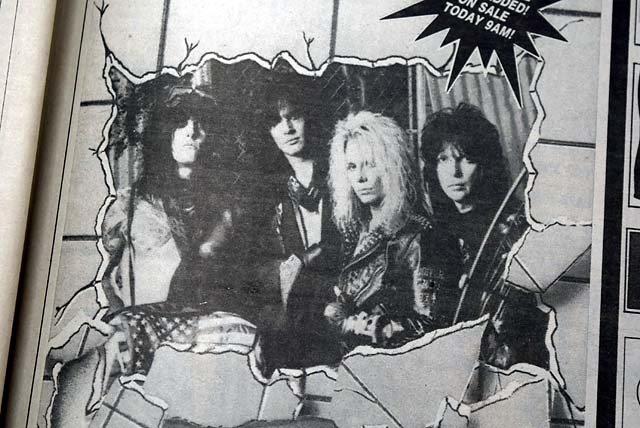 1990 Motley Crue L.A. concert advertisement...