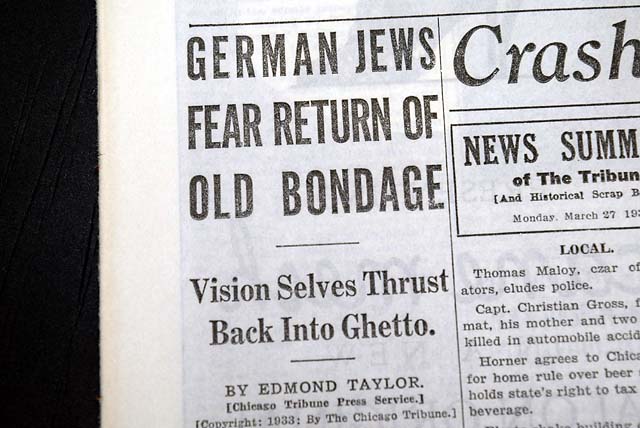 1933 Nazi Germany persecution of Jews...