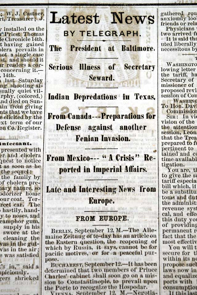 From Nashville, not long after the Civil War...