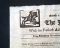 Displayable newspaper from 1710... - Image 3