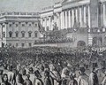 Lincoln is inaugurated... Graphic print on the front page... - Image 6