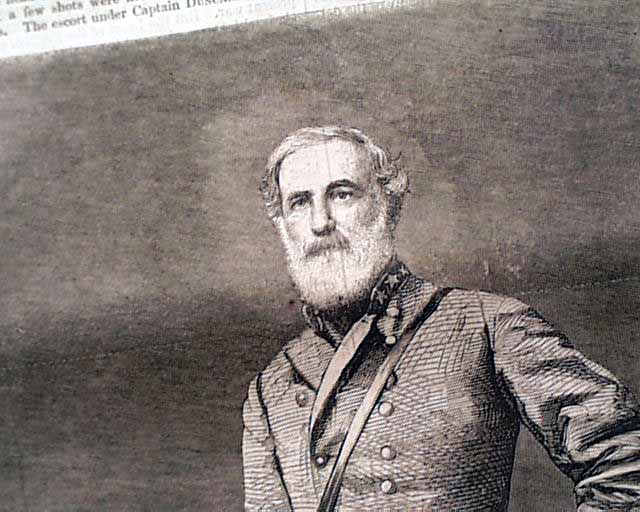 Robert E. Lee portrait on the front page...