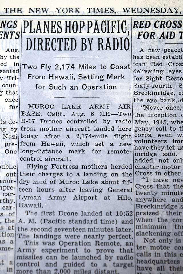 Pre-drones technology in 1946...