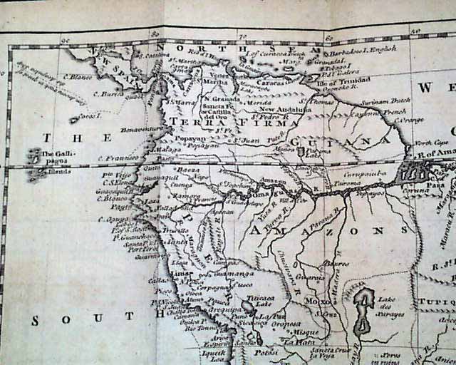 Map of South America... Treaty of Utrecht... - RareNewspapers.com