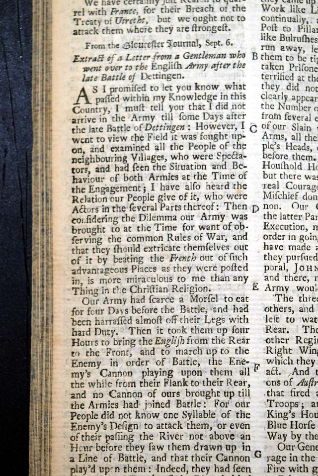 Very early report on cricket...